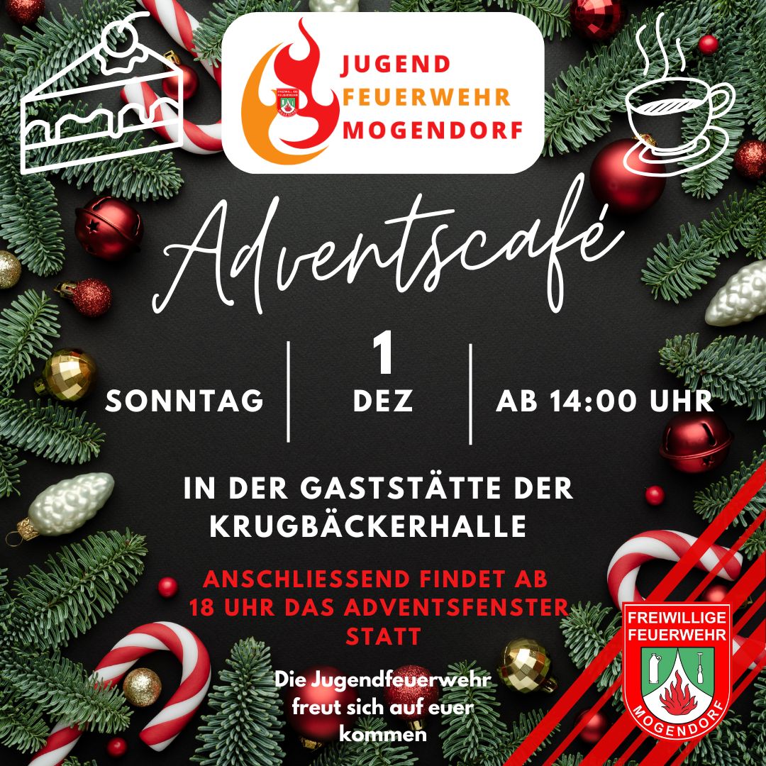 Adventscafé der Jugendfeuerwehr mit anschließendem Adventsfenster