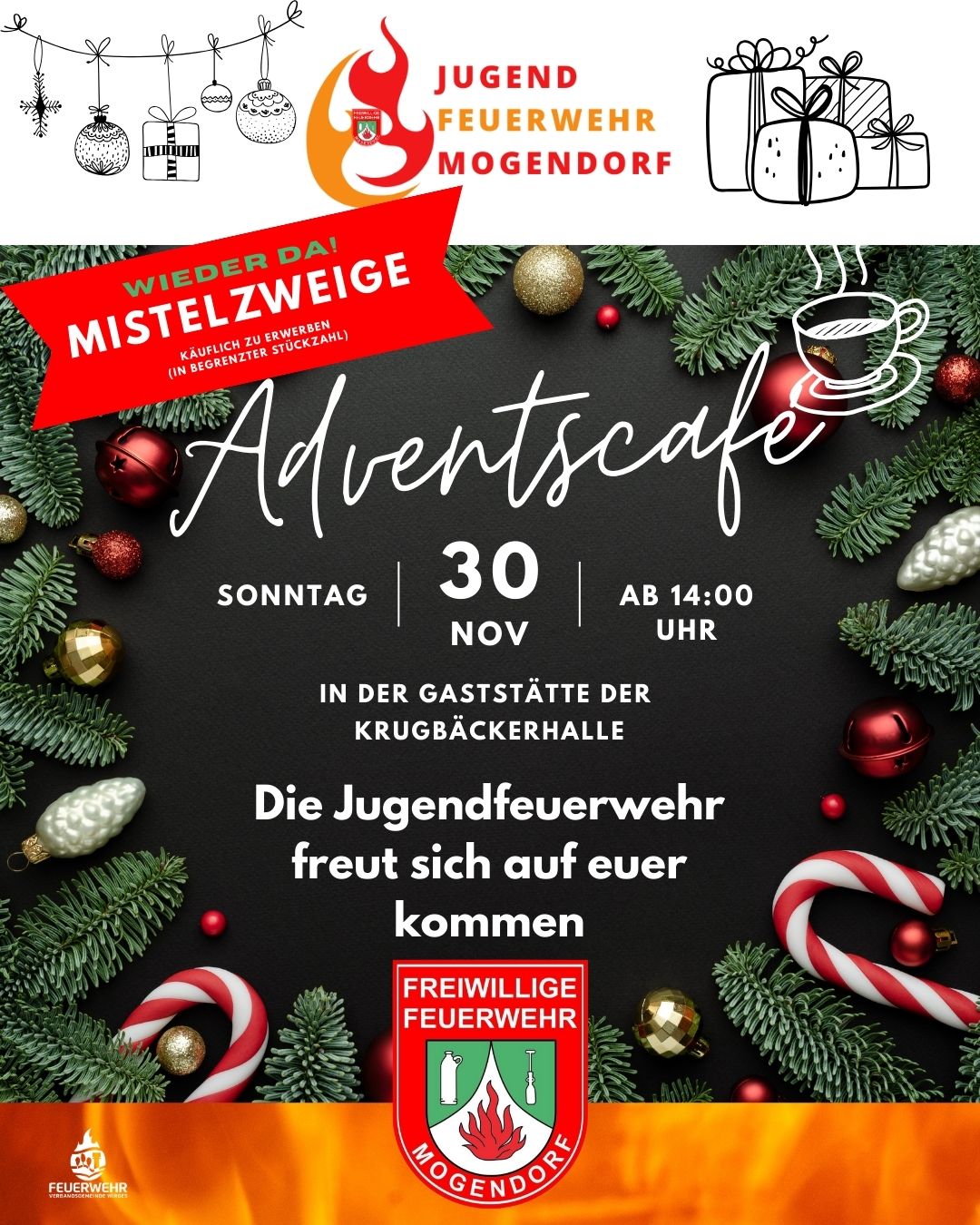 Adventscafé der Jugendfeuerwehr am 30.11.