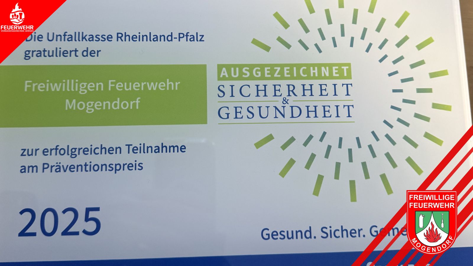 Auszeichnung Präventionspreis 2