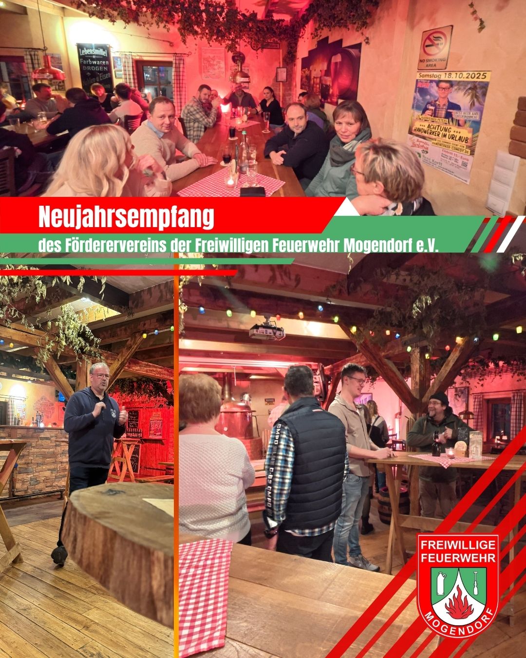 Neujahrsempfang des Förderervereins der Freiwilligen Feuerwehr Mogendorf e.V.