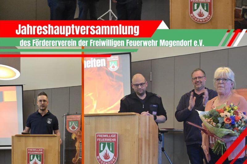 Jahreshauptversammlung des Förderervereins der Freiwilligen Feuerwehr Mogendorf e.V.